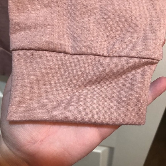 Honeyme Sweatshirt Leopard Mauve Pink Sweater XXL NWOT - Picture 4 of 7